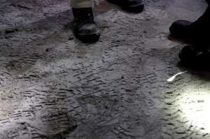 Salzstaub Mondlandschaft